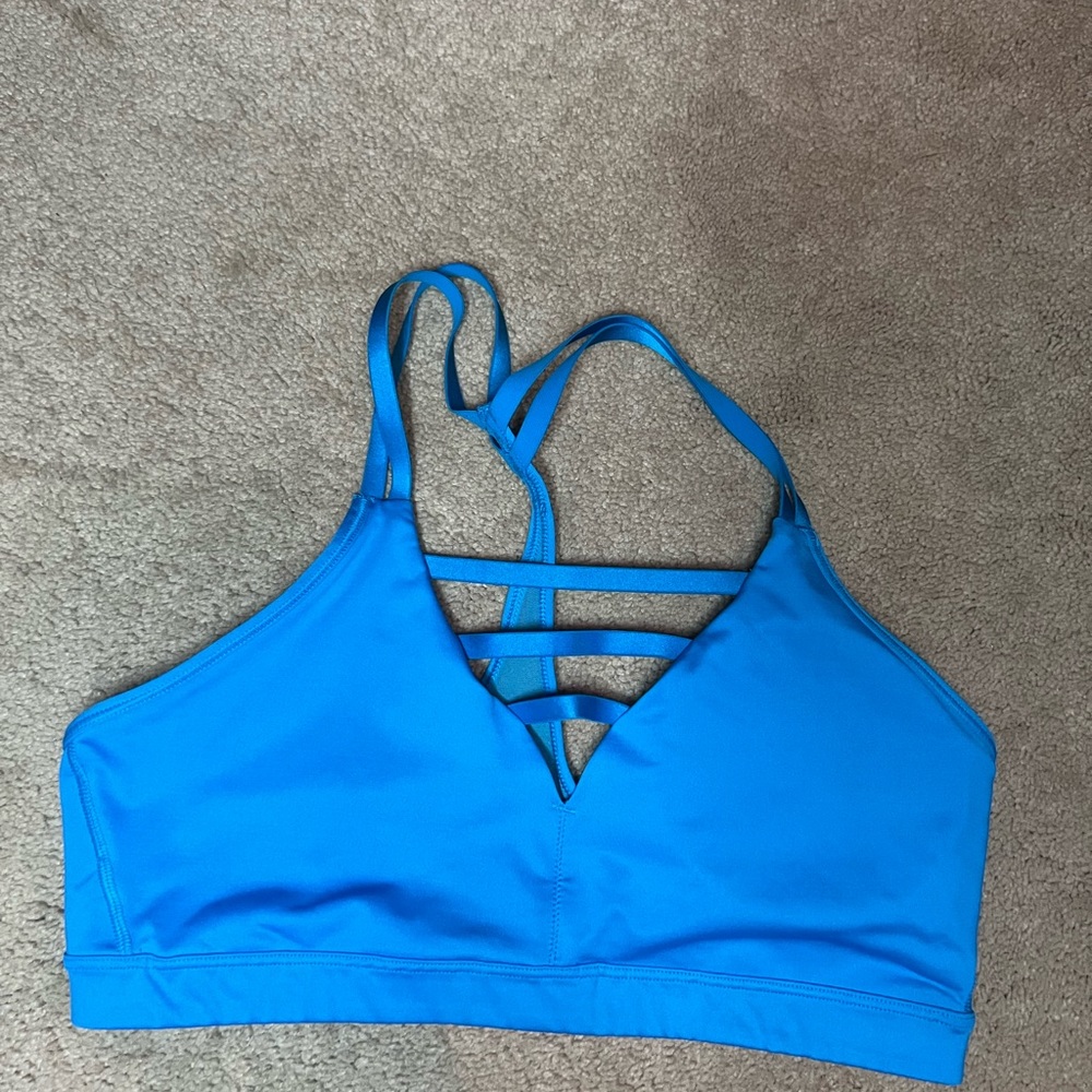 Victoria Sport blue sports bra
